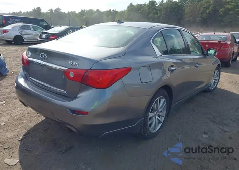 2015 Infiniti Q50 from USA, damaged, VIN JN1BV7AR1FM407698